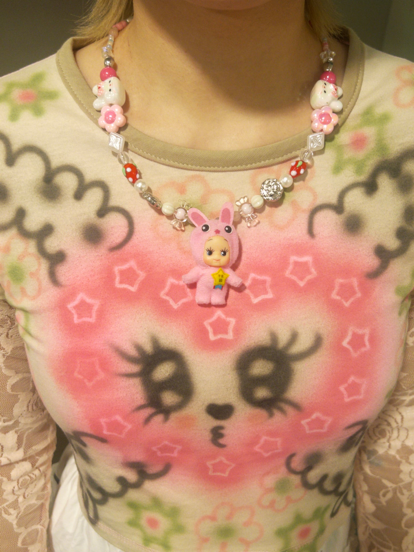 PINK BUNNY KEWPIE