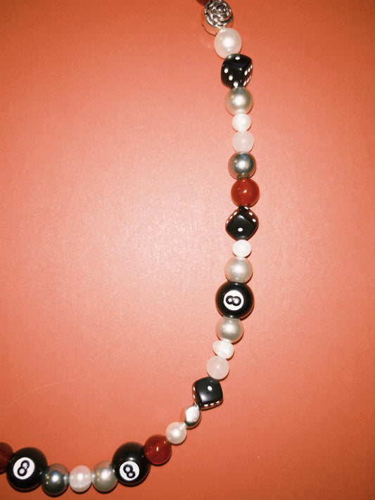 EIGHT BALL NECKLACE