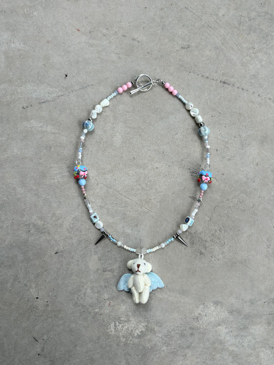 BLUE ANGEL BEAR NECKLACE