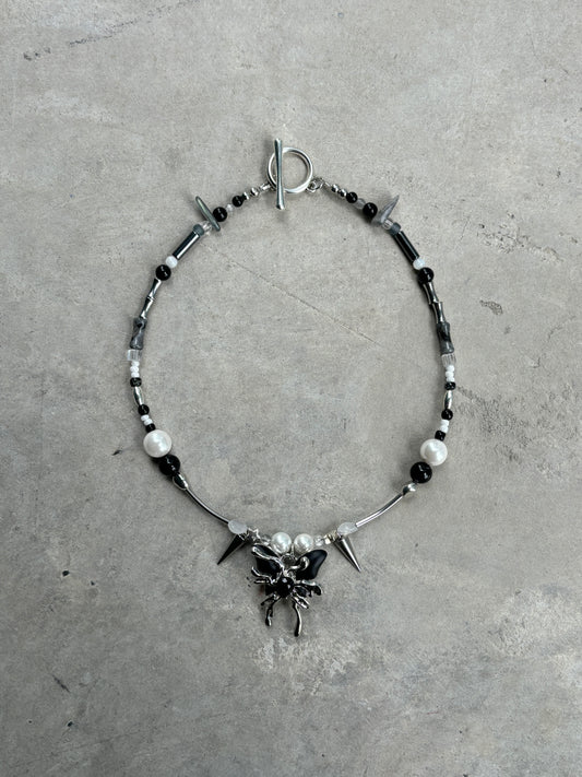 GRUNGE BLACK BUTTERFLY CHOKER